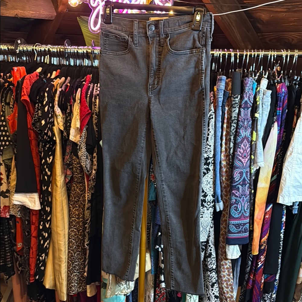 Madewell Gray Skinny Jeans Modern Fit
